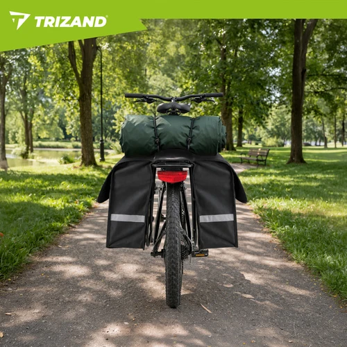 Trizand 28L dvigubas dviračio krepšys