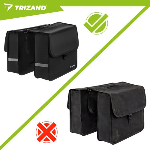 Trizand 28L dvigubas dviračio krepšys