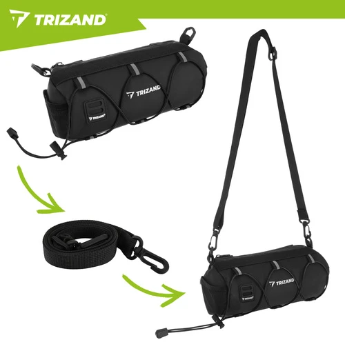 Trizand 1,5 l dviračio krepšys ant vairo