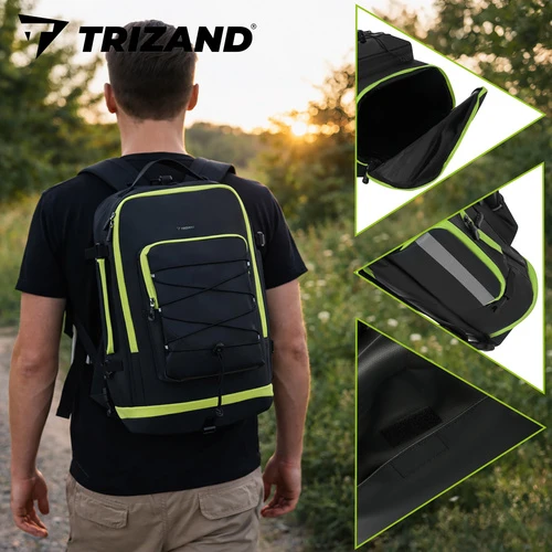 Trizand 53L Atsparus vandeniui Bicycle Bag