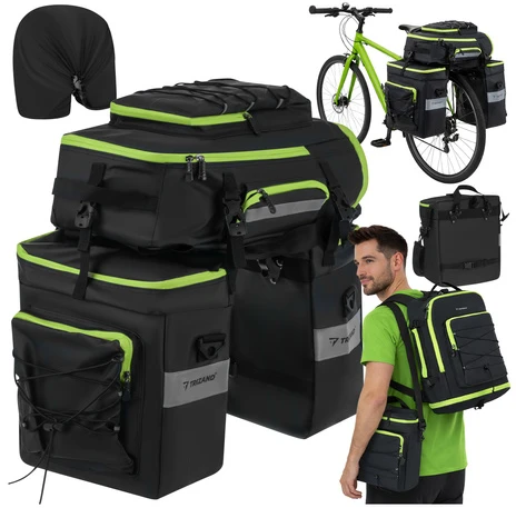 Trizand 53L Atsparus vandeniui Bicycle Bag