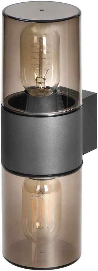 Sieninis šviestuvas Orno SALVIA sodo šviestuvas, 2xE27, maks. 2x15W, IP54, pilkas