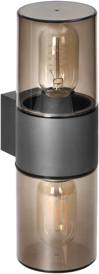 Sieninis šviestuvas Orno SALVIA sodo šviestuvas, 2xE27, maks. 2x15W, IP54, pilkas