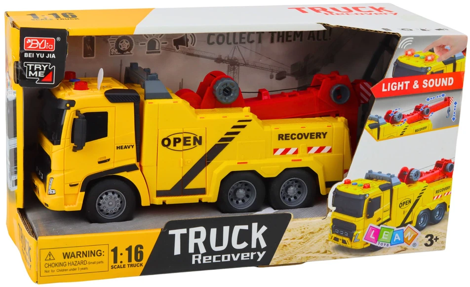 Lean Toys Žaislinis vilkikas 1:16