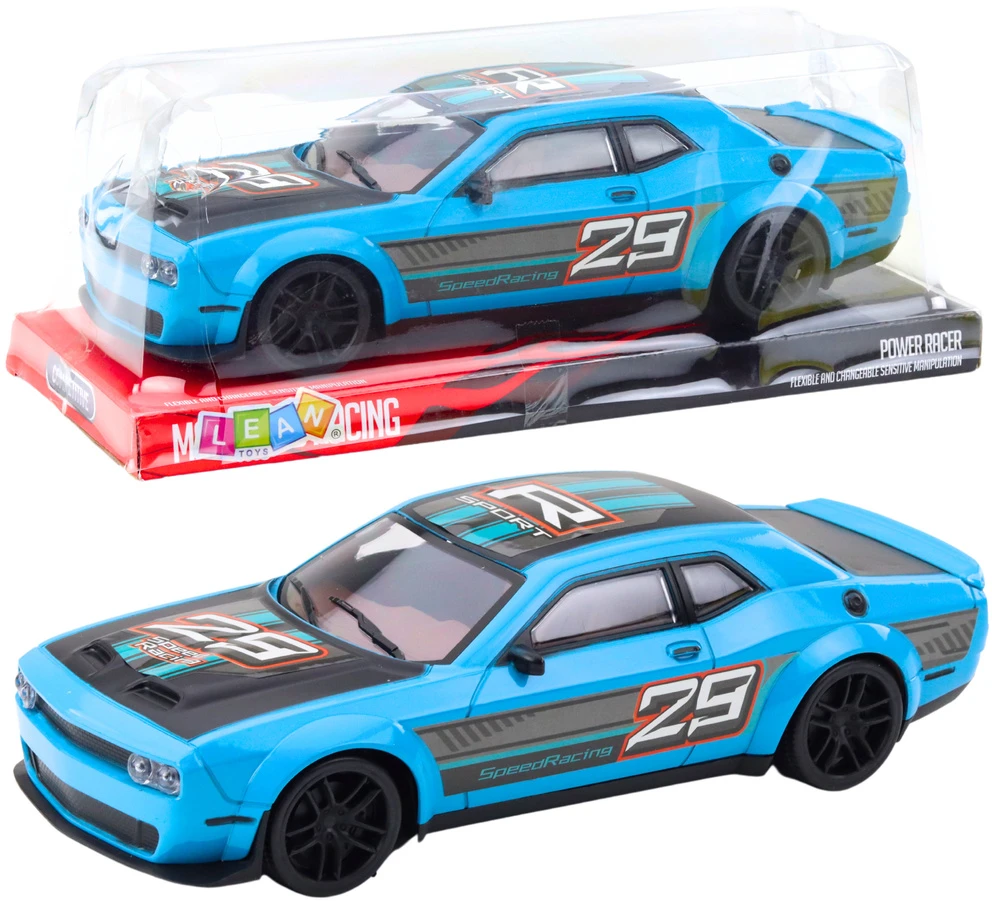 Lean Toys Sportinis automobilis vaikams, mėlynas