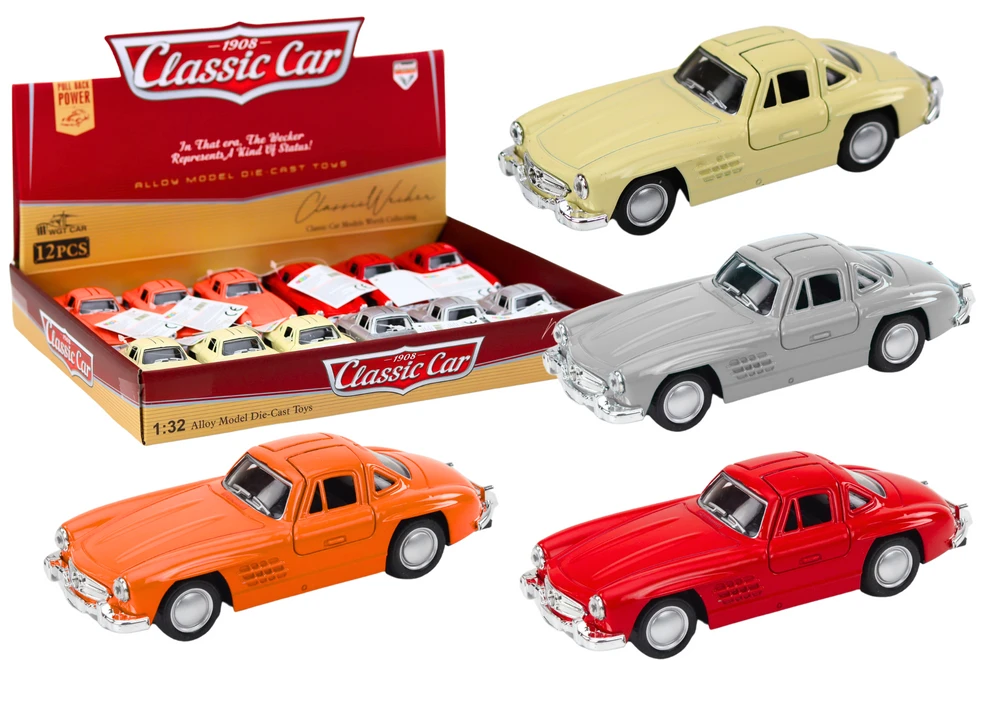 Lean Toys Klasikinis 1:32 Metalinis Automobilis su Atveriamomis Durimis