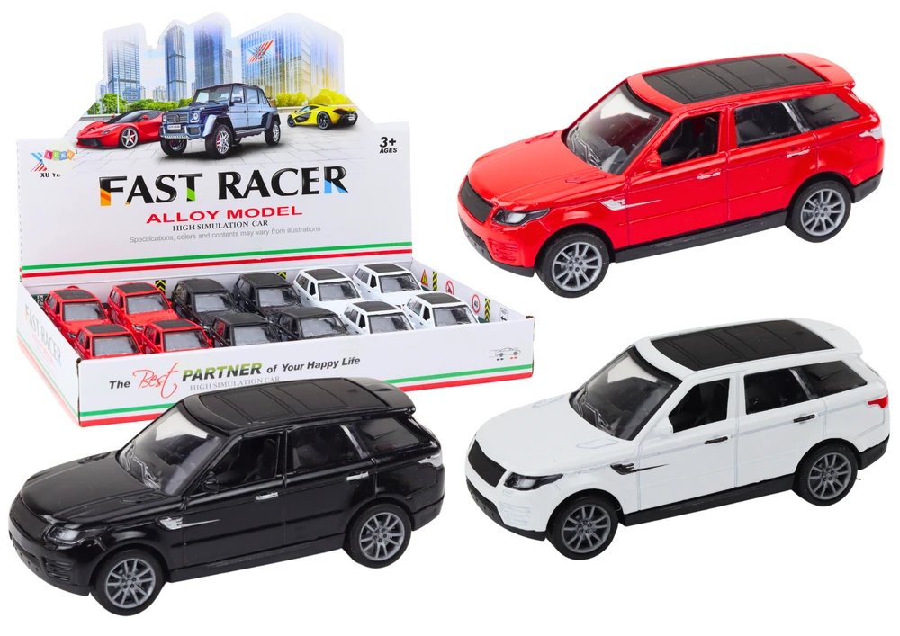Lean Toys Metalinis keleivinis automobilis 1:36 su trinties pavara