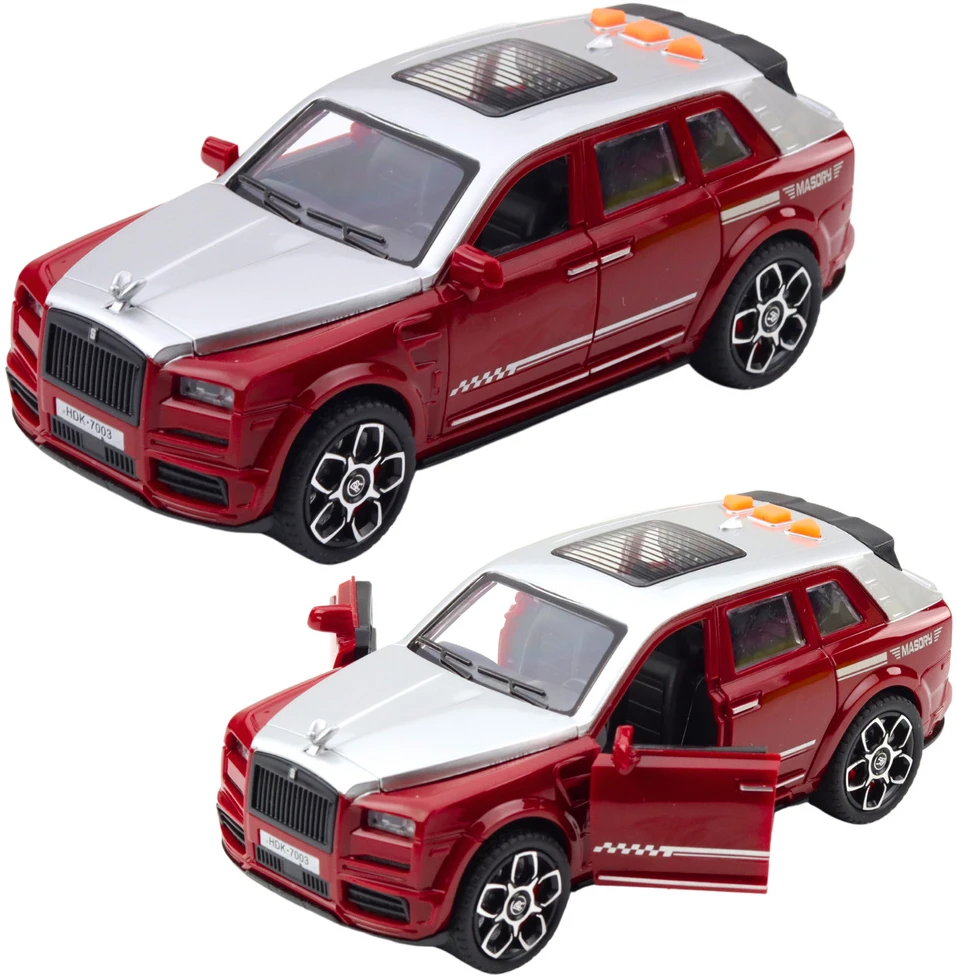 Lean Toys Žaislinis automobilis su šviesos ir garso efektais