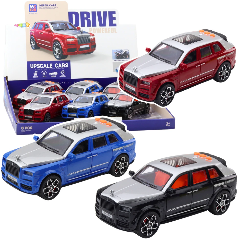 Lean Toys Žaislinis automobilis su šviesos ir garso efektais