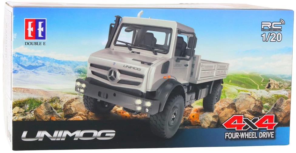Double E Nuotolinio valdymo visureigis Mercedes Unimog 4x4 1:20