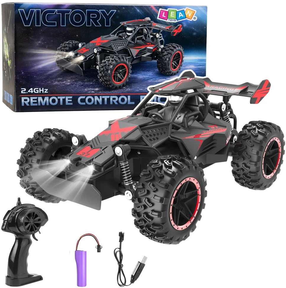 Lean Toys RC automobilis 1:18 raudonas 20 km/h