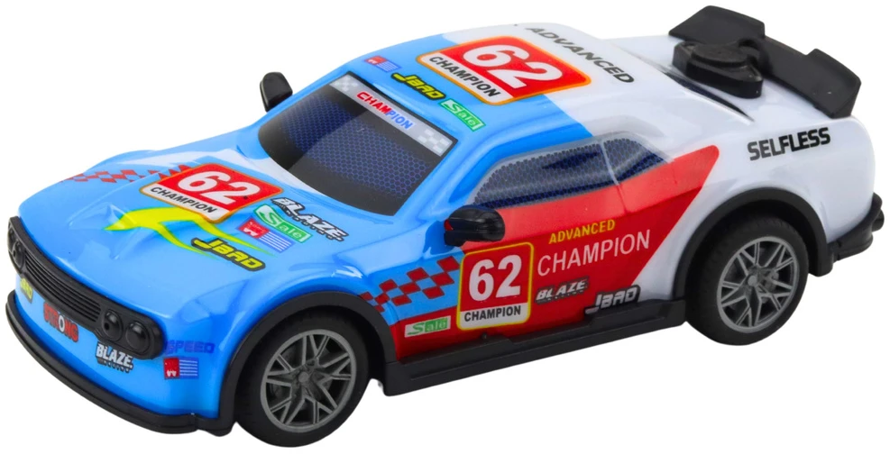 Lean Toys Nuotoliniu būdu valdomas automobilis su LED šviesomis ir rūko efektu 1:22