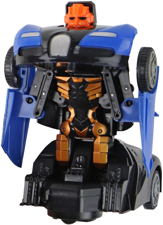 Automobilis - robotas 2in1 Lean toys Bugatti, mėlynas