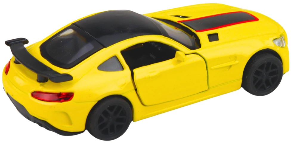 Lean Toys Metalinė sportinė mašina 1:32 geltona