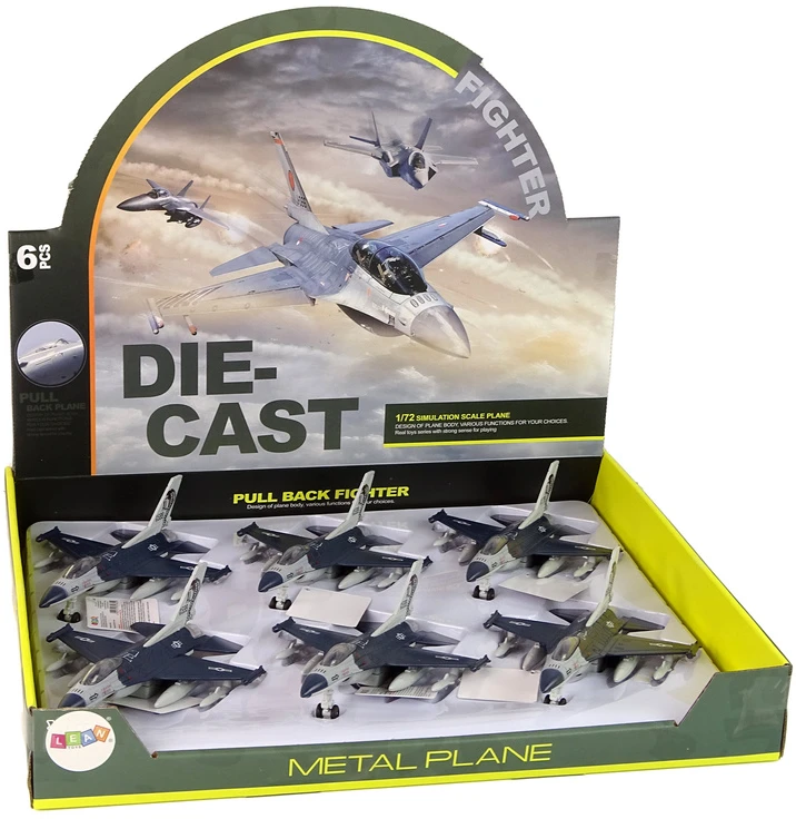 Žaislinis lėktuvas Lean Toys, mėlynas/pilkas, 1 vnt