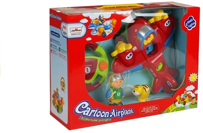 Lean Toys Lėktuvas su nuotolinio valdymo pulteliu