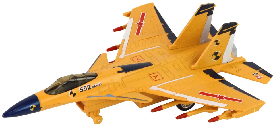 Lean Toys Žaislinis karinis naikintuvas su efektais