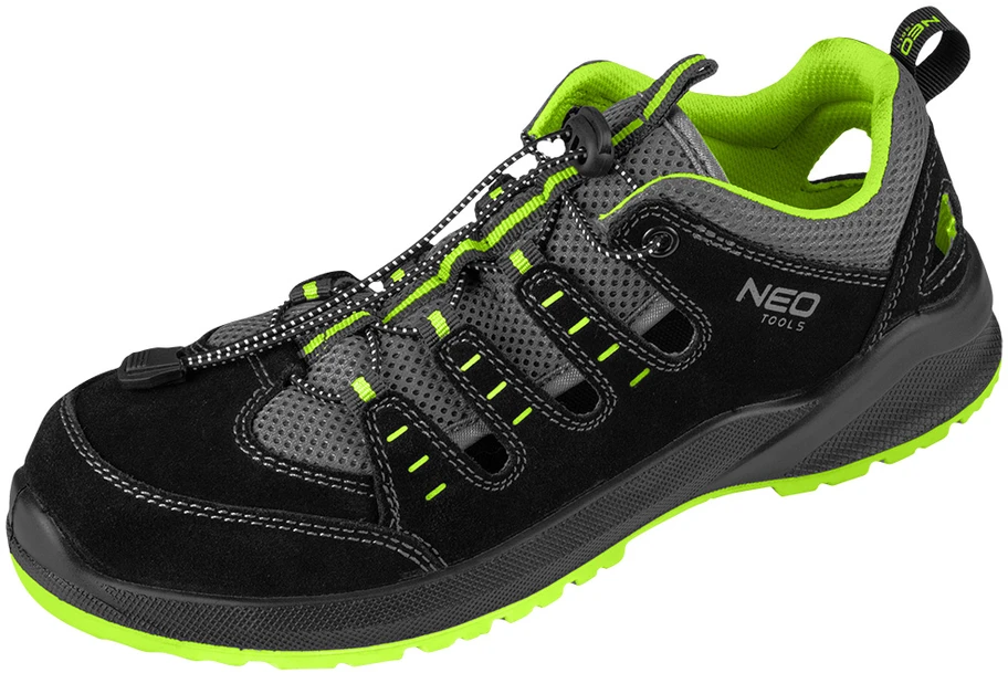 Neo Tools Sandalai S1P SR darbo sandalai, plieninė nosis, plieno nepraduriamas vidpadis, 42 dydis