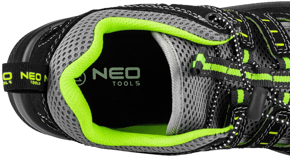 Neo Tools Sandalai S1P SR darbo sandalai, plieninė nosis, plieno nepraduriamas vidpadis, 44 dydis