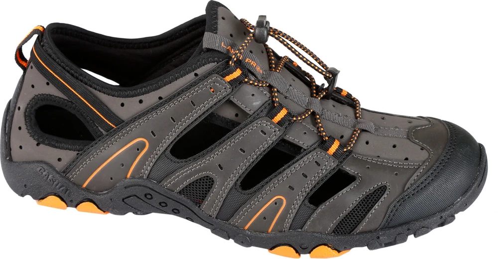 Lahti Pro Sandalai Žygio sandalai PU/megzti pilki-juodi-oranžiniai, "40", lahti