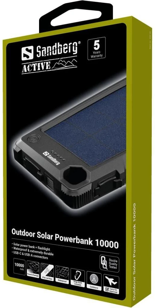 Sandberg Outdoor Solar Powerbank 10000