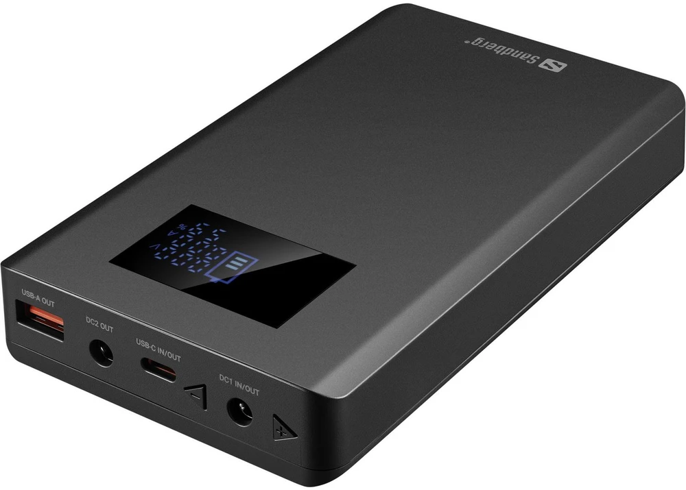 SANDBERG Nešiojamas kompiuteris Powerbank 20000 PD100W