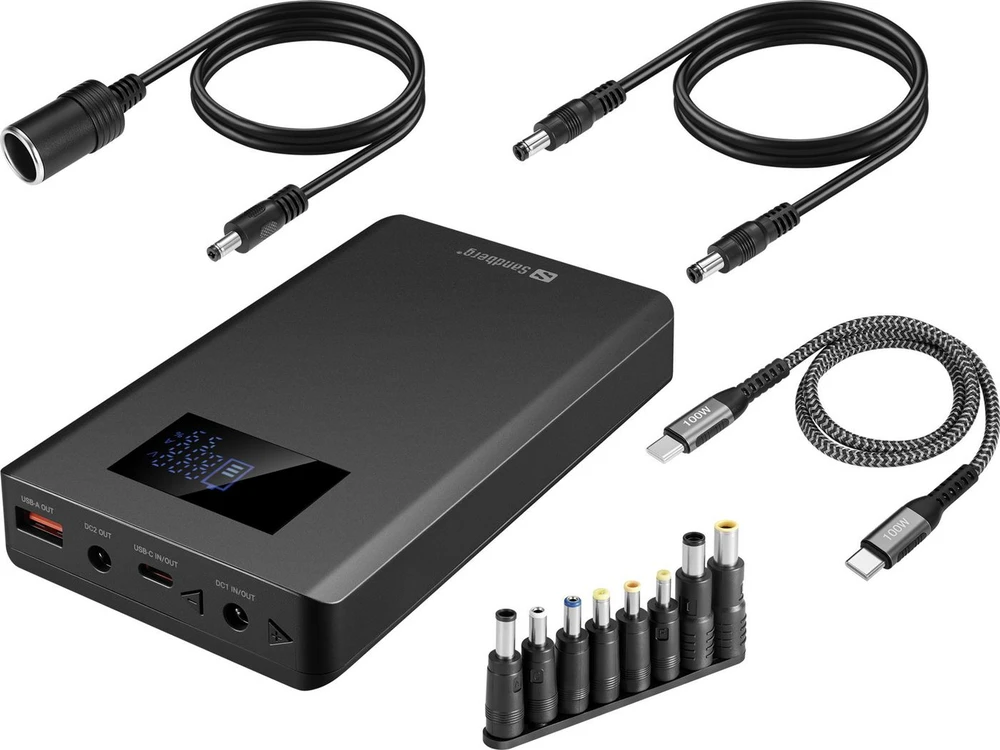 SANDBERG Nešiojamas kompiuteris Powerbank 20000 PD100W