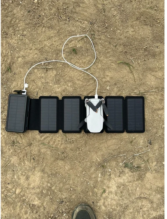 „Sandberg“ – saulės energija varoma 6 panelių išorinė baterija, 20000 mAh