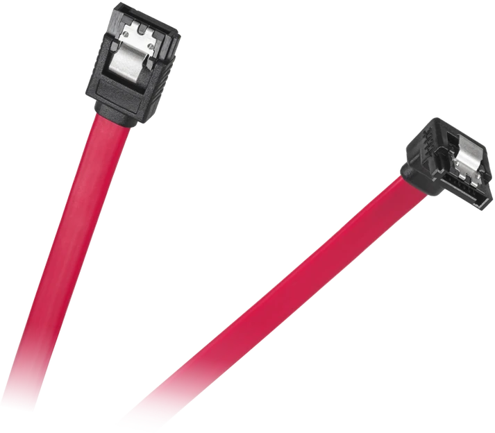 Oem SATA kabelis tiesus kištukas - kampinis kištukas 0.5 m