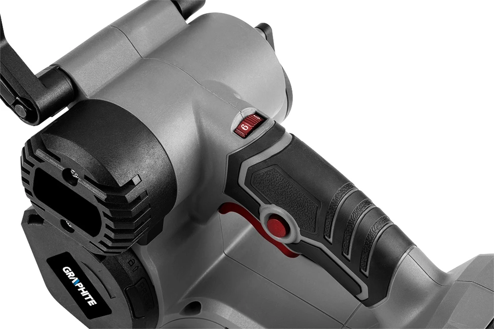 Plokštuminis šlifuoklis Graphite 58GE137; 18 V (be akumuliatoriaus ir pakrovėjo)