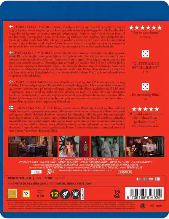 Scanbox LYGIAGRETĖS MOTINOS - (Blu-Ray) - (Ispanija)
