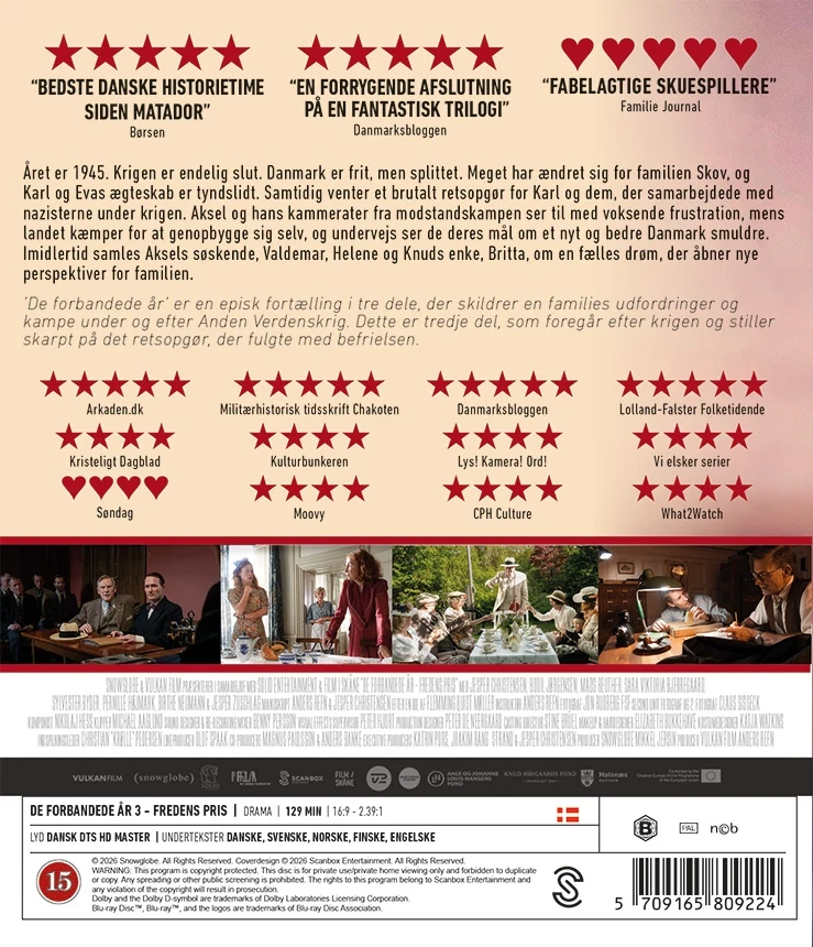 Scanbox Prakeikti metai 3 – Taikos kaina – (Blu-ray)