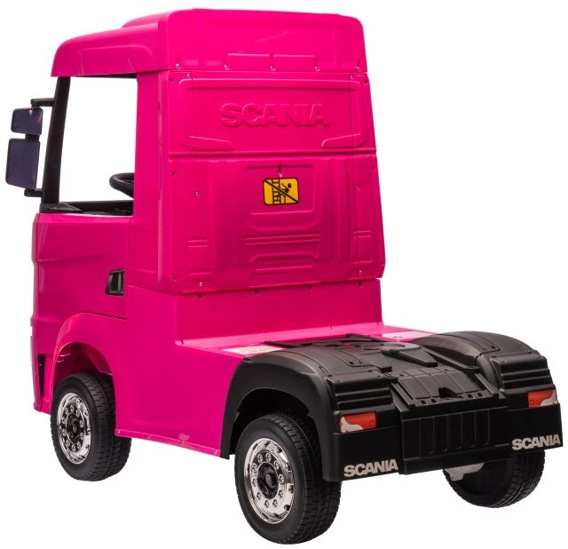 Lean Cars Akumuliatorinis automobilis vaikams Scania 500R HL698 Rožinis 4x4
