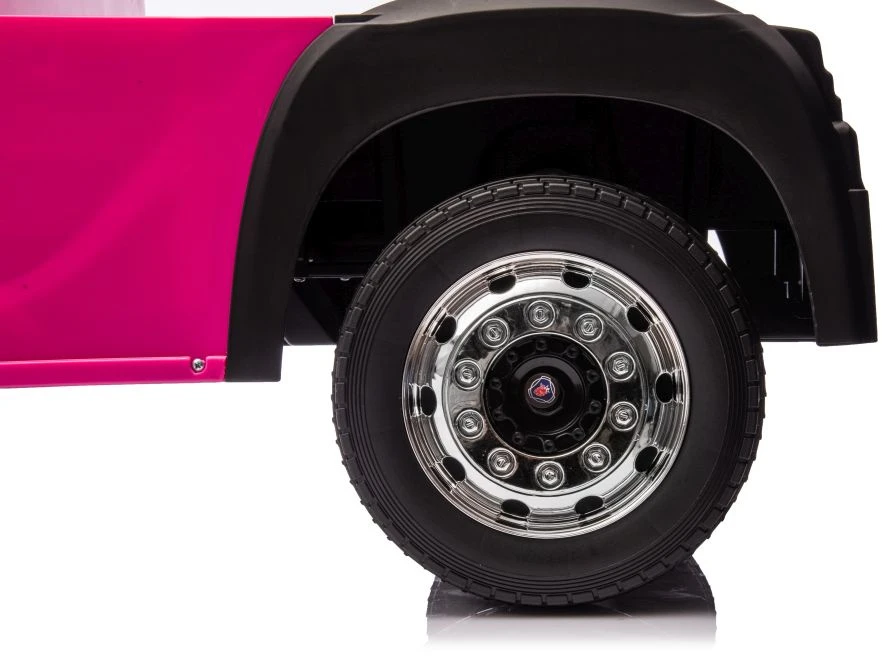 Lean Cars Akumuliatorinis automobilis vaikams Scania 500R HL698 Rožinis 4x4