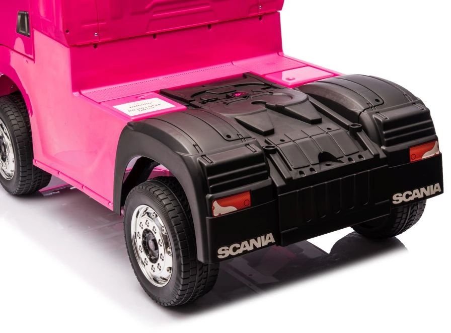 Lean Cars Akumuliatorinis automobilis vaikams Scania 500R HL698 Rožinis 4x4