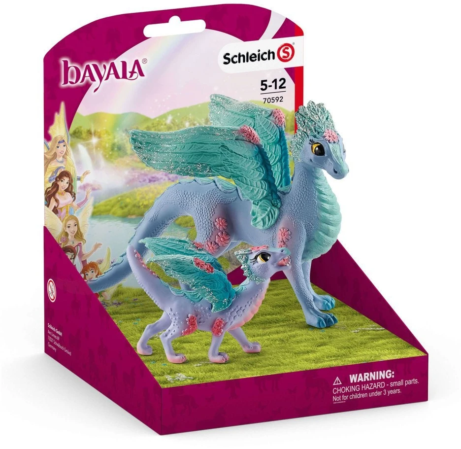 Playmobil Schleich – Bayala – Gėlių drakonas ir kūdikis (70592)