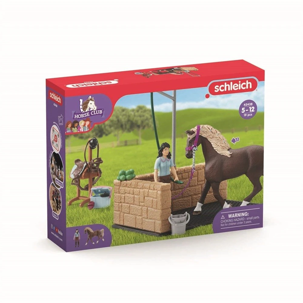 SCHLEICH HORSE CLUB Plovykla su Emile ir Luna iš „Žirgų klubo“