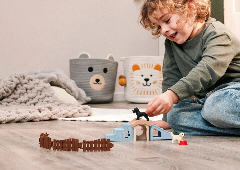 Schleich Žaislinis šuniukų žaidimų aikštelės komplektas