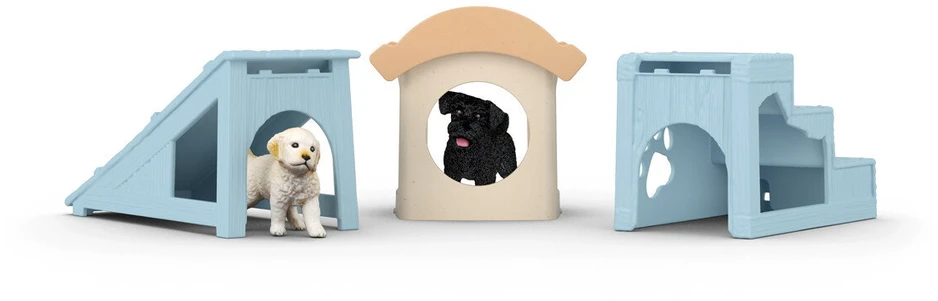 Schleich Žaislinis šuniukų žaidimų aikštelės komplektas