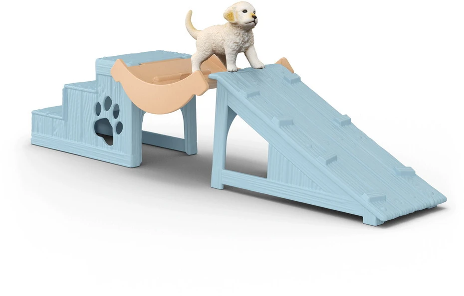 Schleich Žaislinis šuniukų žaidimų aikštelės komplektas