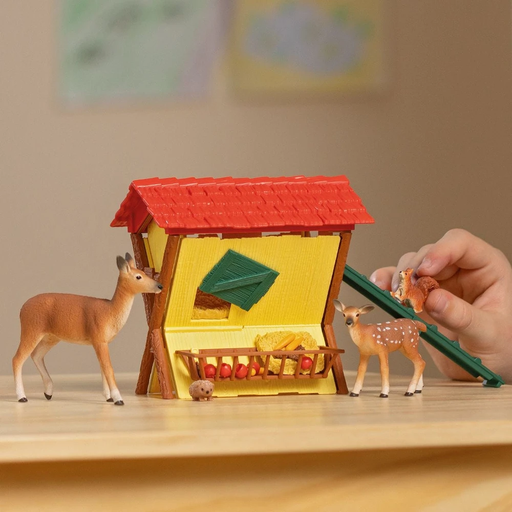 SCHLEICH FARM WORLD Miško gyvūnų maitinimas