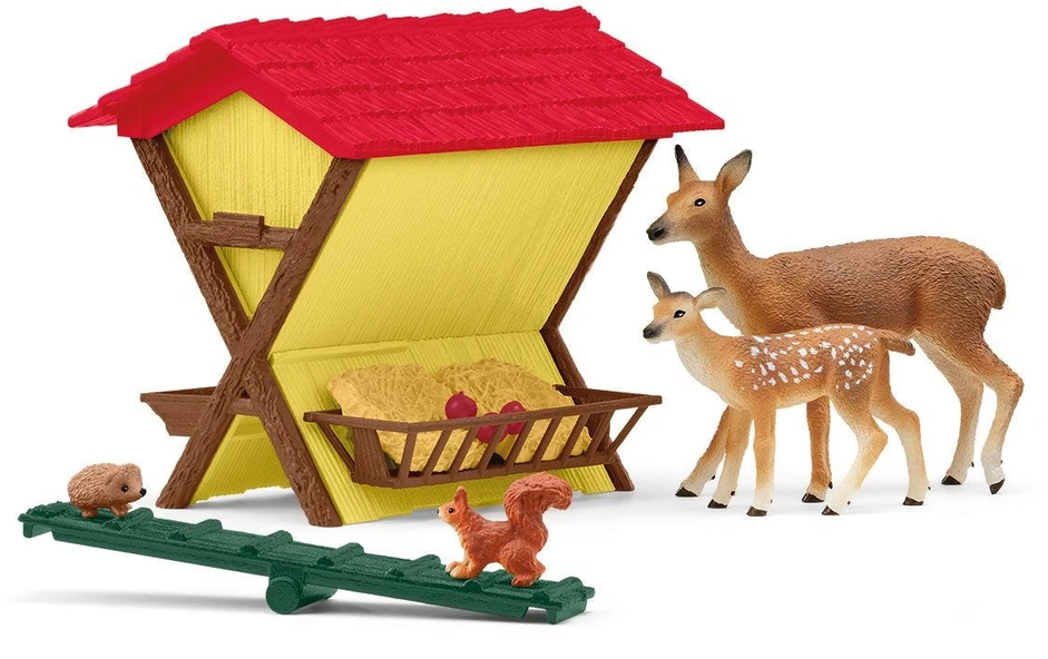 SCHLEICH FARM WORLD Miško gyvūnų maitinimas