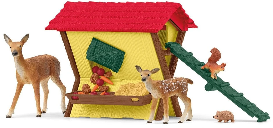 SCHLEICH FARM WORLD Miško gyvūnų maitinimas
