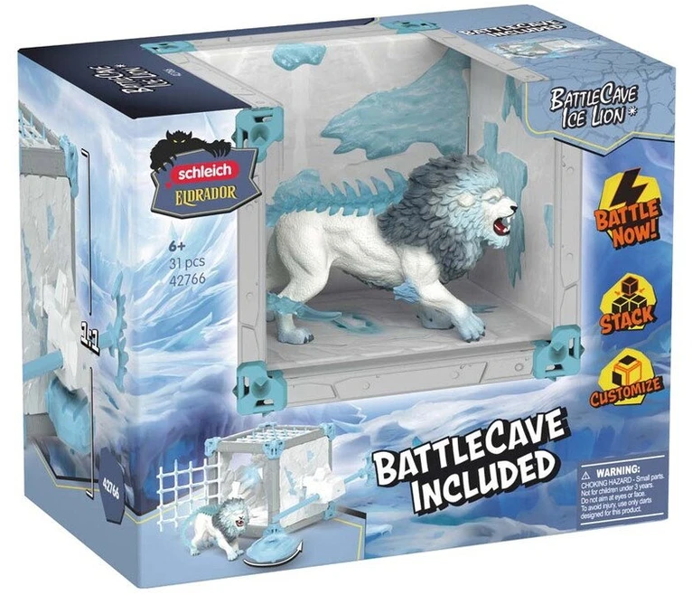 Schleichas – „BattleCave Ice Lion“ (42766)