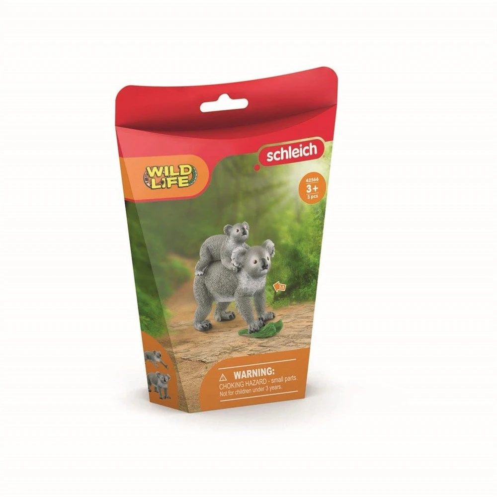 Schleich figūrėlė Mama koala su jaunikliu