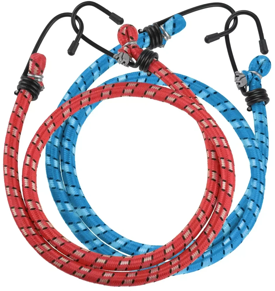 Dedra Ściągacz Elastiniai bagažo dirželiai 8 mm x 60 cm, 2 vnt. rinkinys
