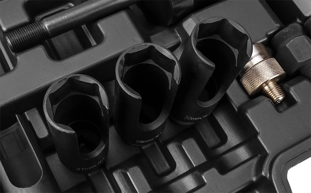 Neo Tools Ściągacze Purkštukų ištraukikliai su slankiojančiu plaktuku – 14 vnt. rinkinys