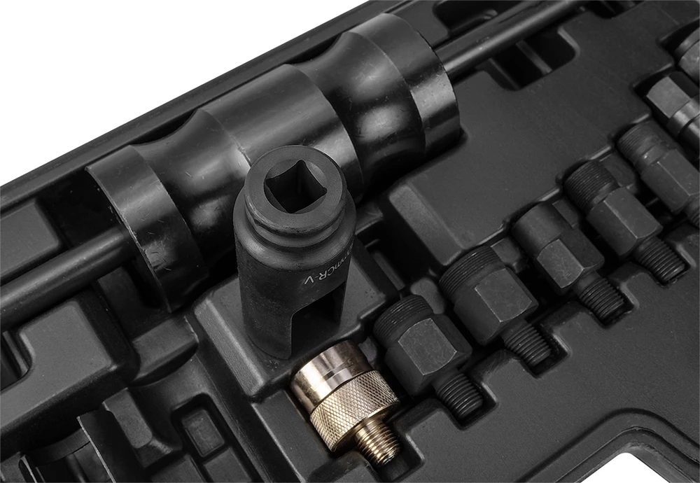 Neo Tools Ściągacze Purkštukų ištraukikliai su slankiojančiu plaktuku – 14 vnt. rinkinys