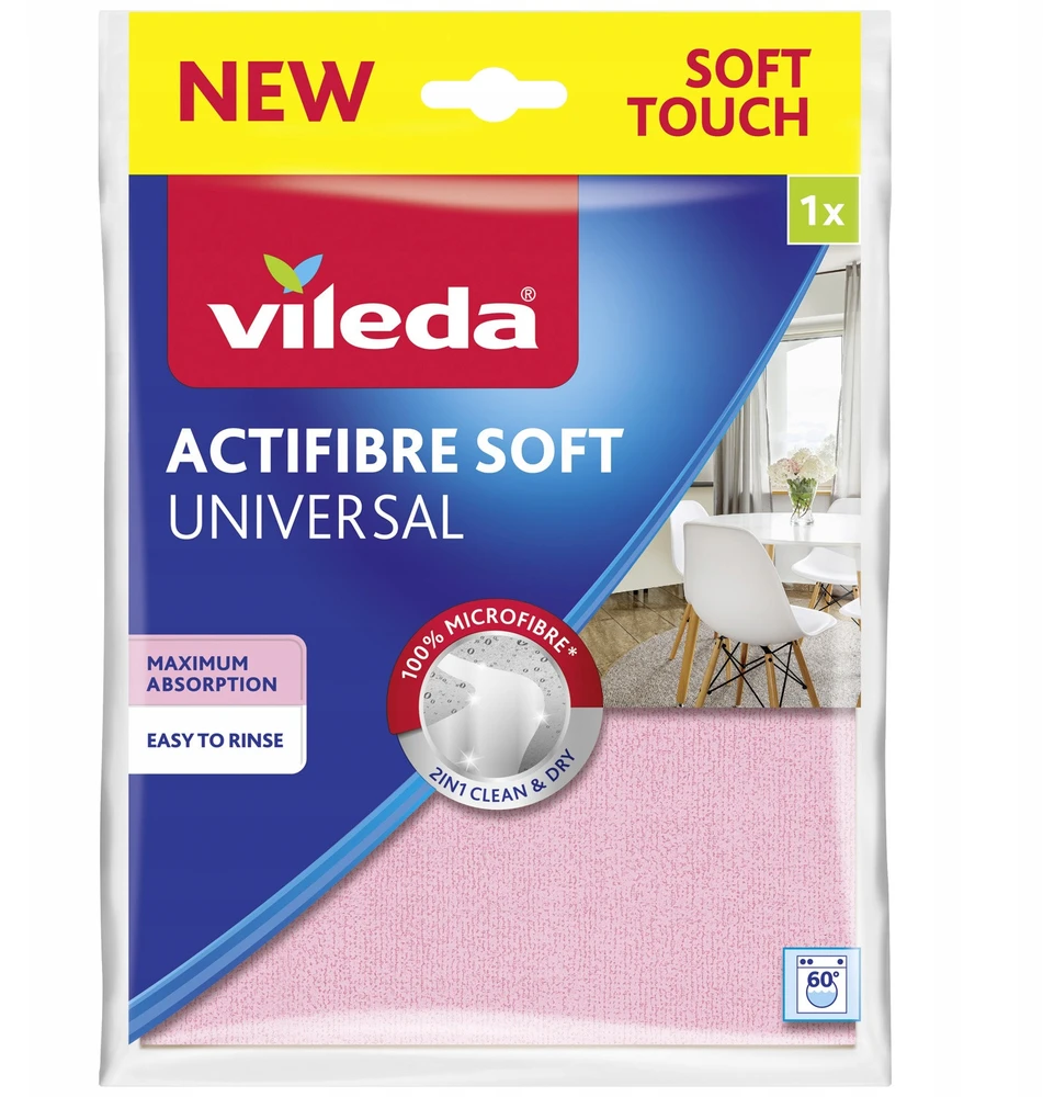 Vileda Actifibre minkšta šluostė 1 vnt.