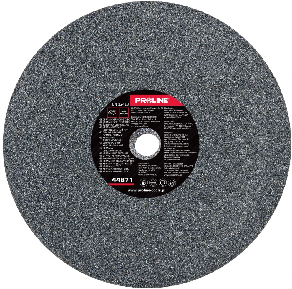 Ściernica Keraminis šlifavimo diskas 150x20x12,7 mm, 95a el-korundas, gr 60, prolinas